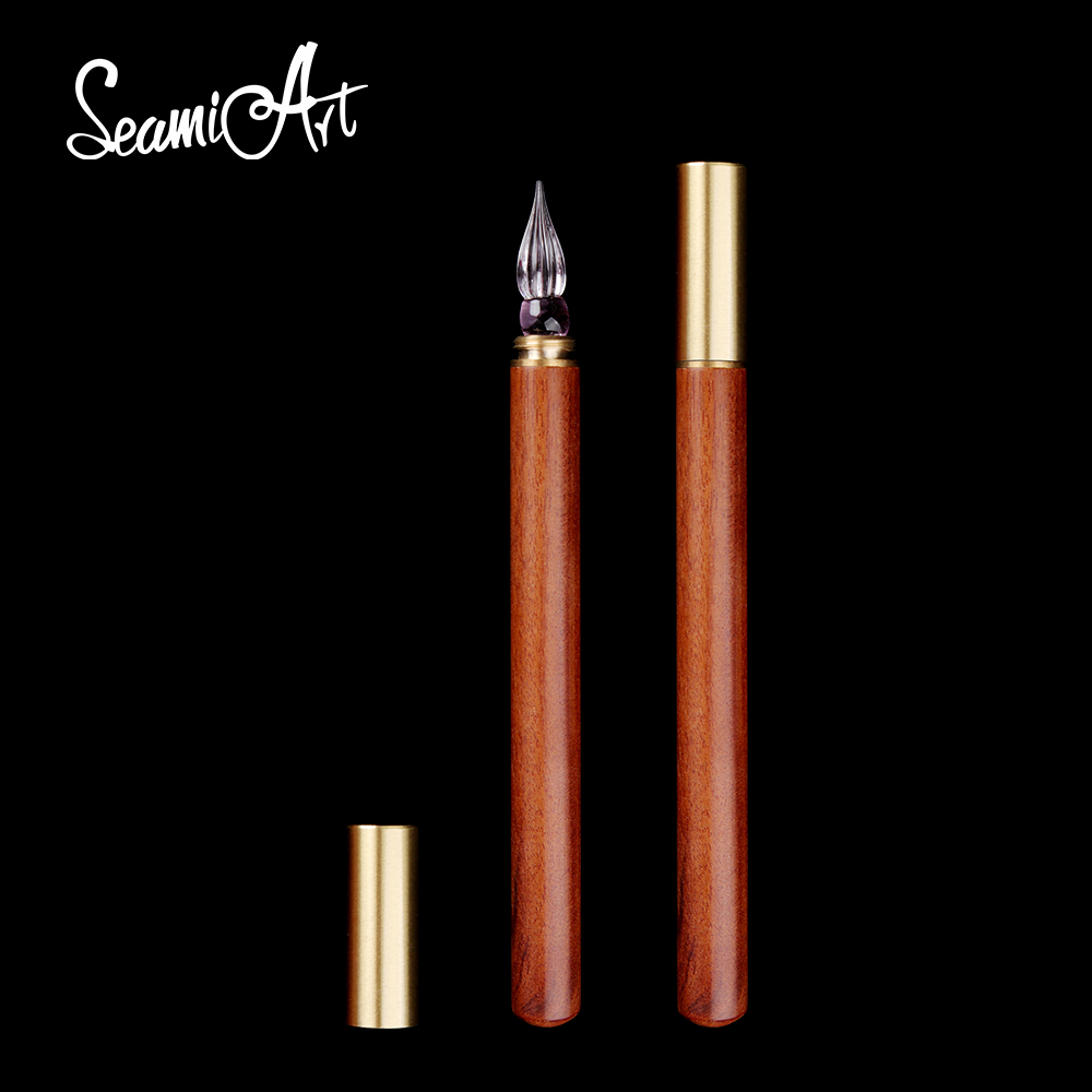 Writing Tools - SeamiArt Penna in Vetro con Manico