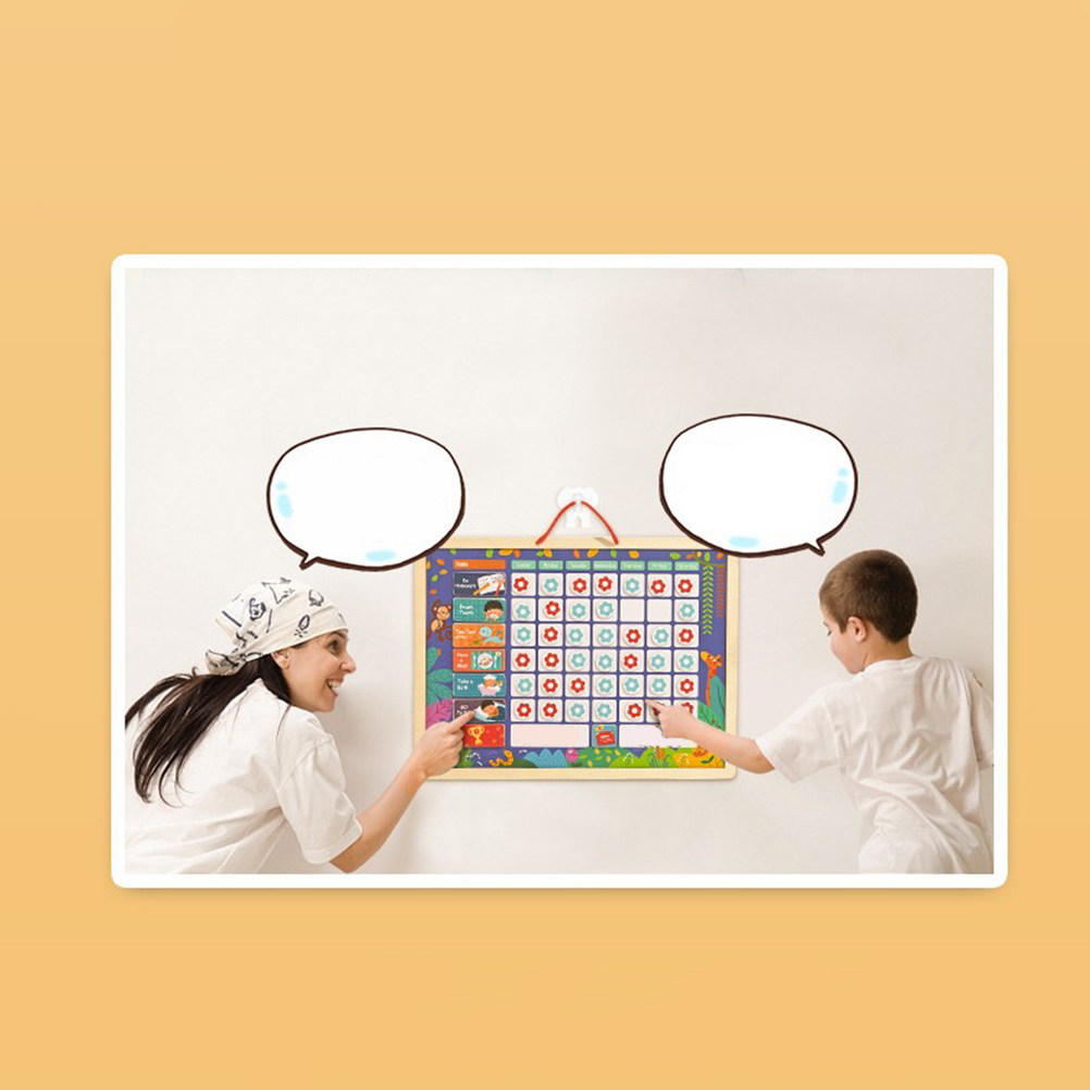 Kids Magnetic Reward Chart Board - Tabella delle responsabilità magnetica per bambini,