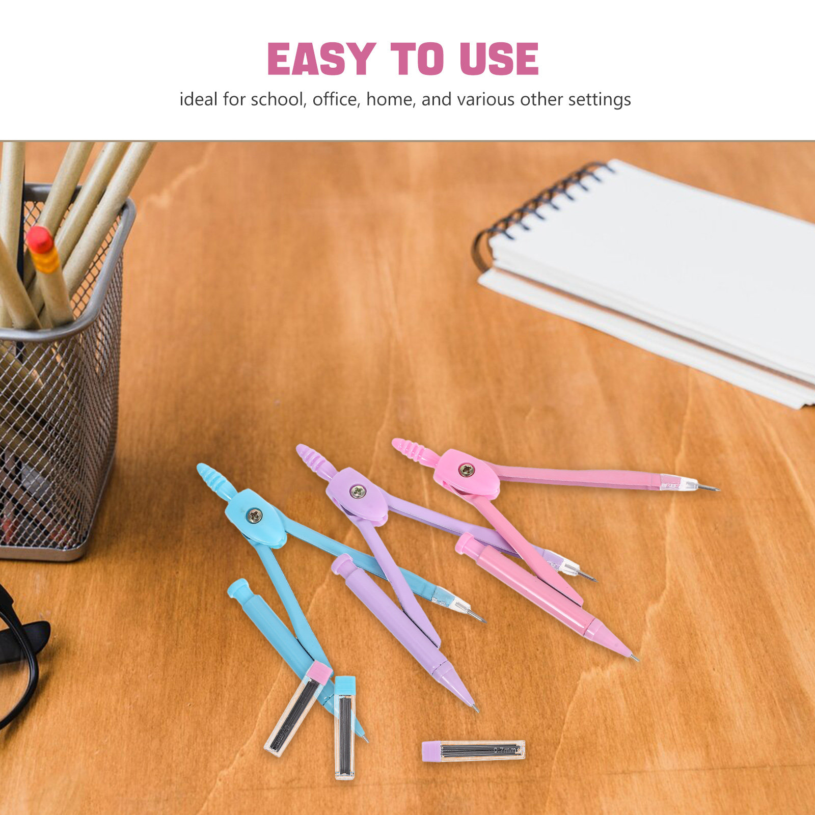 Set di Compassi in Metallo per - Math Geometry Set With Compass recensione e prezzo
