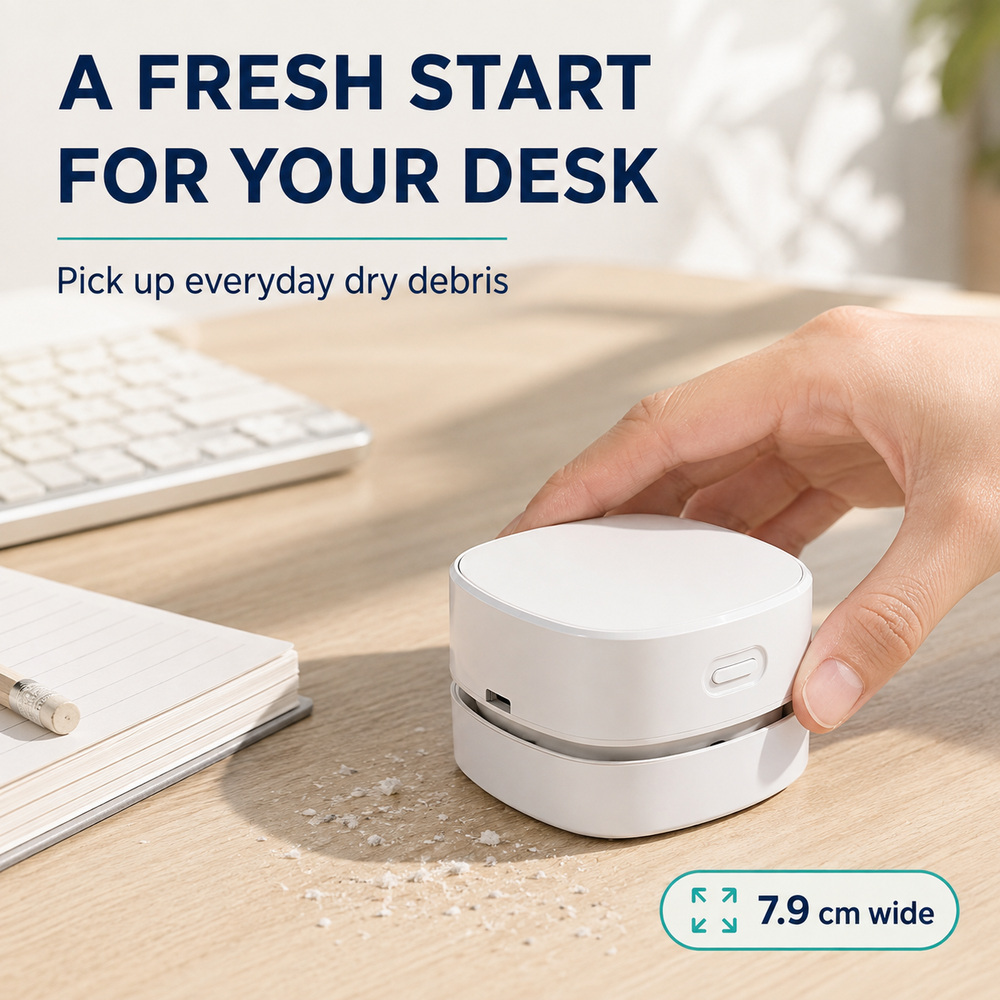 Mini Aspirapolvere da Scrivani - Mini Desktop Vacuum Cleaner For Eraser Dust recensione e prezzo