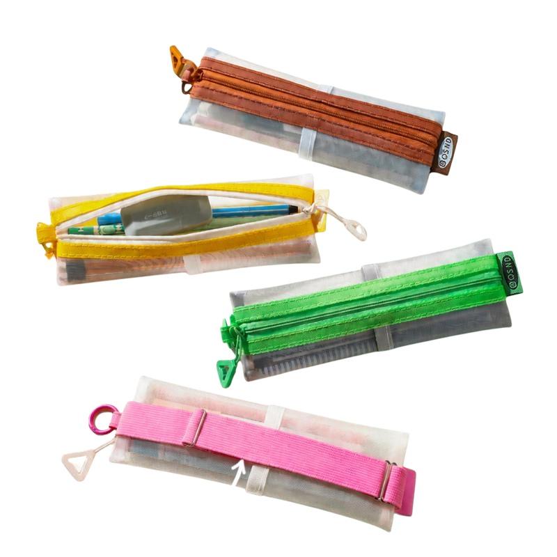 Astuccio Trasparente in Rete c - Clear Mesh Pencil Pouch For Exam recensione e prezzo