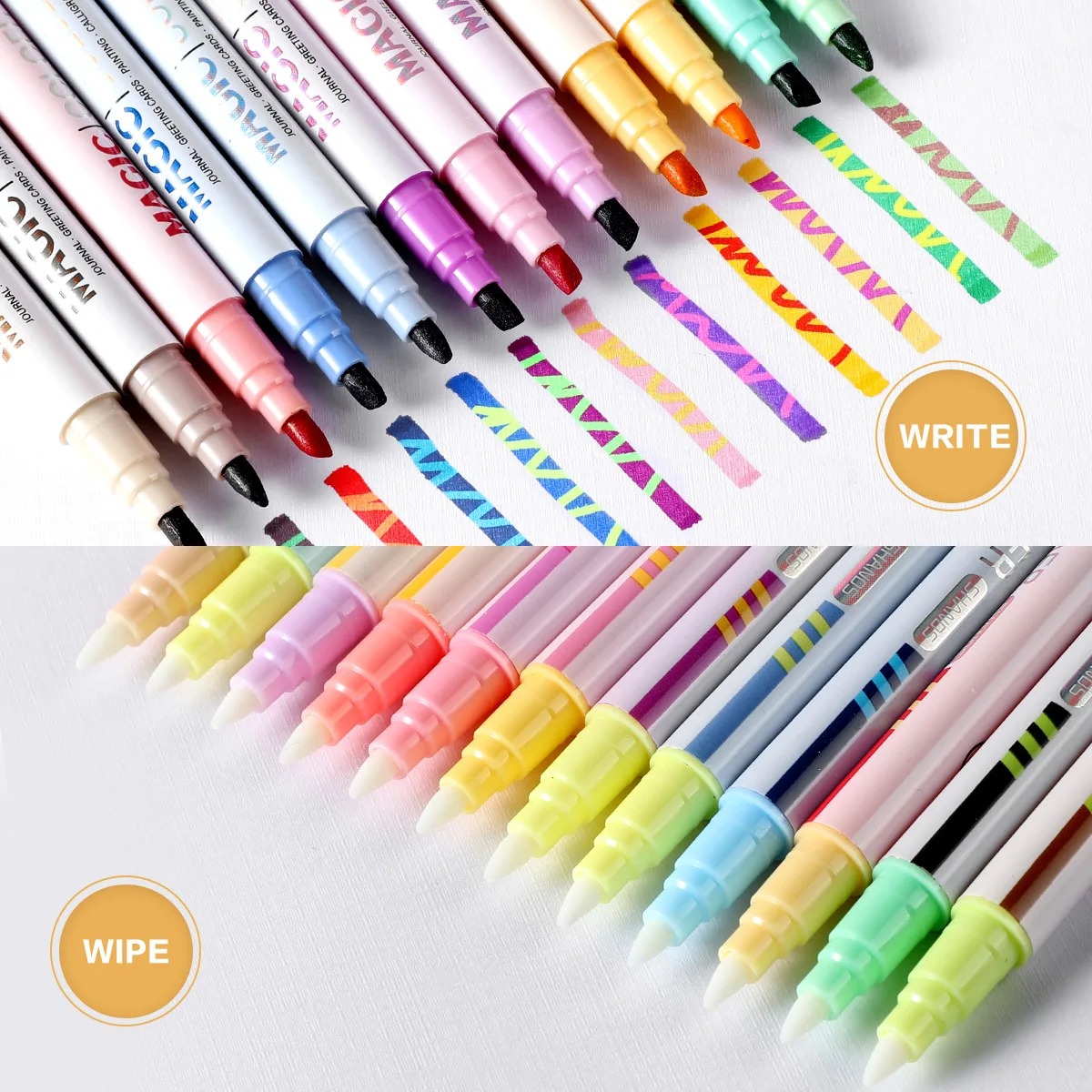 Set di 12 Evidenziatori Magici - Pastel Highlighter Set Double Ended recensione e prezzo