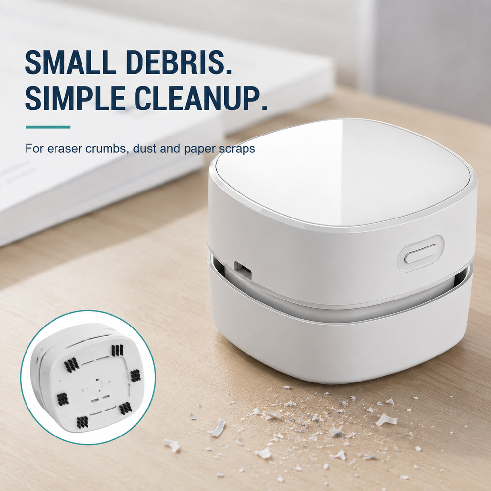 Aspirapolvere da tavolo portat - Mini Desktop Vacuum Cleaner For Eraser Dust recensione e prezzo