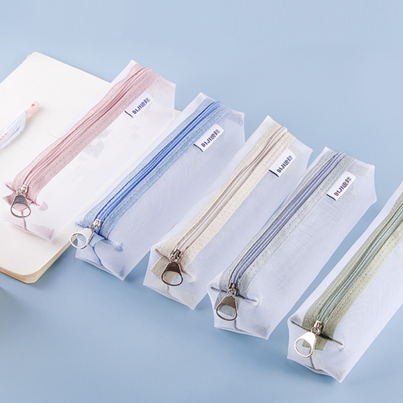 Astuccio per penne in rete di  - Clear Mesh Pencil Pouch For Exam recensione e prezzo