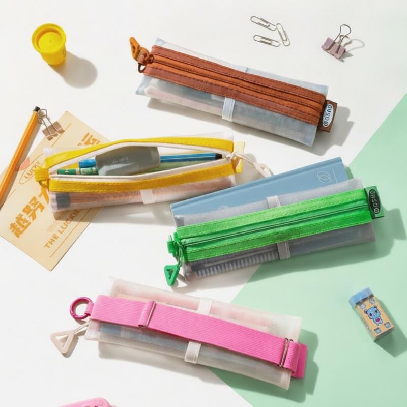 Astuccio in rete trasparente c - Clear Mesh Pencil Pouch For Exam recensione e prezzo